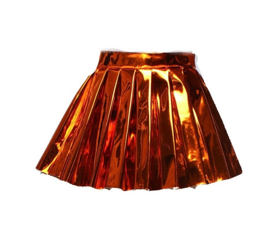 Orange "It girl" mini skirt