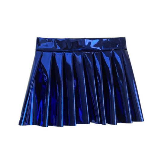 Blue "It girl" mini skirt